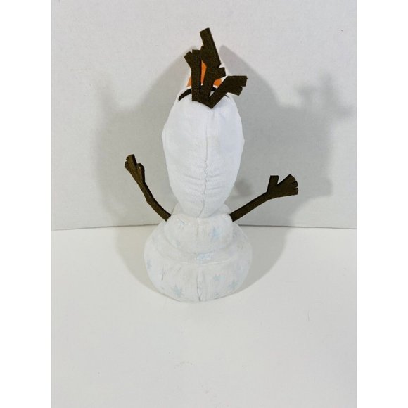Disney Frozen 2 Olaf Snowman Plush Toy Glitter Snowflakes 9” Winter Stuffed Toy - Picture 4 of 6
